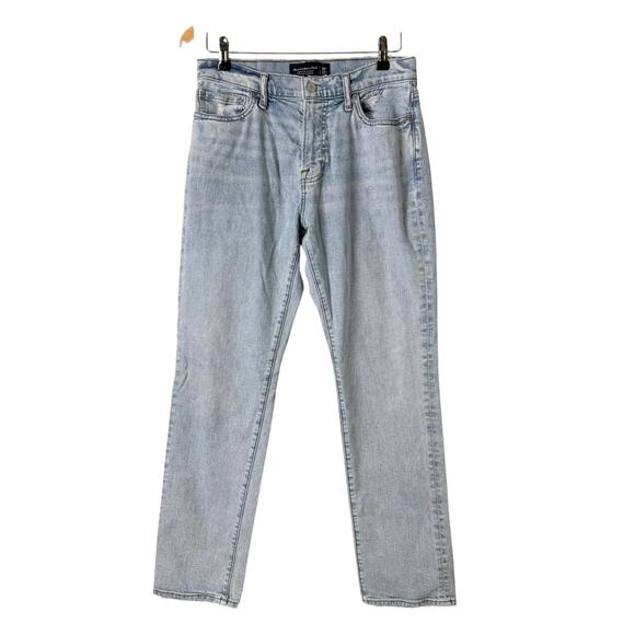 Abercrombie & Fitch Men's Jeans Signature‎ Stretch Athletic Straight Blue 30X32 - Picture 1 of 10